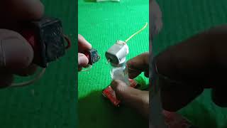 how to make Mini fan Electricity On Gear Motor Experimentshorts motor G s electric [upl. by Aleafar]