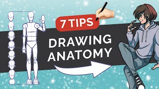 How to Draw amp Stylize Human ANATOMY  7 Tips on Body Proportions  Digital Art Tutorial MediBang [upl. by Storm]