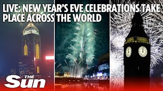 New Years Eve celebrations take place across the world [upl. by Nelleh]