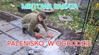 W Garden kuRaż  Palenisko pod ognisko i rabata z miętą  17102024 [upl. by Airdua]