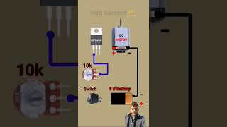 DC motor speed controller connection Karne ka tarika [upl. by Meesaw]