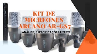 Kit de Microfones da Arcano AR GS7 [upl. by Dan]