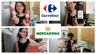 Compra Mercadona y Carrefour 🛒 [upl. by Helyn]