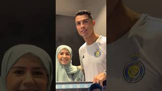 Cristiano Ronaldo received a gift from Fan worldcup cr7 [upl. by Rooney]