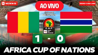 Guinea beats Gambia 10 in a game valid for the African Cup of Nations  Pes simulation 2021 [upl. by Clover]