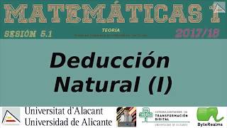 Lógica Deducción Natural 512017 [upl. by Yahsat]