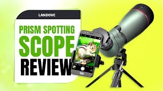 Best Spotting Scopes  Landove Prism Spotting Scope Review  NoHype Shooting 2022 [upl. by Analart]