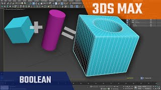 3DS Max  Boolean [upl. by Blader233]