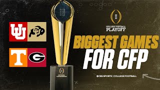 These upcoming games will SHAKE UP the 12team playoff  Week 12 CFP Poll [upl. by Belamy993]