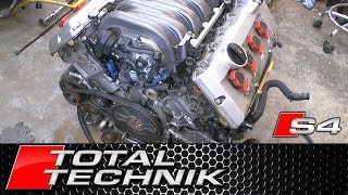 Audi S4 42 V8 BBK Engine Guided Tour  Audi S4  B6 B7  20032008  TOTAL TECHNIK [upl. by Morena837]