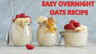 Learn How to Make Overnight Oats Quickly and Practically  Healthy recipes [upl. by Melar]