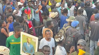 Caravane de Ousmane SONKO vers Keur Massar [upl. by Ileek509]