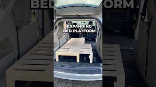 This expanding bed platform has the power to transform your vehicle to an epic camper 😮 [upl. by Ahsaenat]