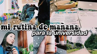 MORNING ROUTINE para la universidad 🌟 2020 [upl. by Einama]