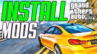 How to Get GTA Mods on PC Install GTA 5 Mods Tutorial [upl. by Asatan]