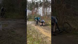 Hel van Kasterlee 🥵Another Crash 🥵 MTB part of 15Krun125Kmtb30Krun 2023 belgium duathlon [upl. by Hughes]