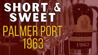 Palmer 1963 ║ Short and Sweet ║ Port Review [upl. by Marvel]