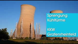 Sprengung der Kühltürme des KKW Grafenrheinfeld [upl. by Ijies198]