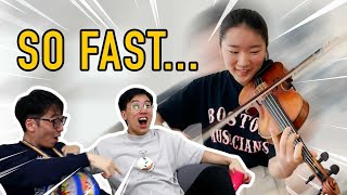 TwoSetViolin Archive  She Showed us REAL Speed Ling Ling Workout w Keila Wakao [upl. by Aekahs697]