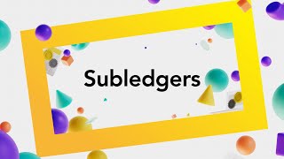 Use Case Subledgers [upl. by Sirdi]