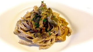 Tagliatelle carciofi e speckRICETTA FRESCA e PROFUMATAFACILE e VELOCE [upl. by Nirad577]