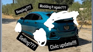 Update on my 2019 civic  after parting out [upl. by Lovash]