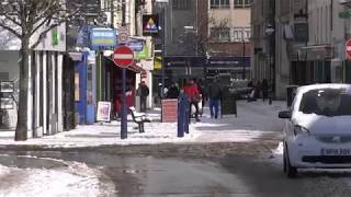 Snowing in Gravesend Kent 27th Feb 2018 In Fantastic 4k UHD [upl. by Aundrea685]