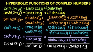 Hyperbolic Functions of Complex Numbers Live Stream [upl. by Ahsart279]