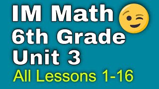 😉 6th Grade Unit 3 All Lessons 116  Unit Rates and Percentages  Illustrative Mathematics [upl. by Sucramej]