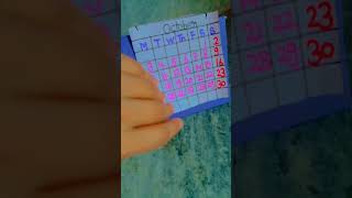 DIY handmade calendar [upl. by Oruasi]