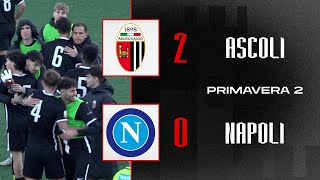 Highlights Primavera 2  AscoliNapoli 20  Ascoli Calcio [upl. by Eelesor]