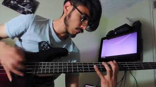 The Chemical Brothers Galvanize Block Rockin Beats Live Bass Cover [upl. by Bbor]