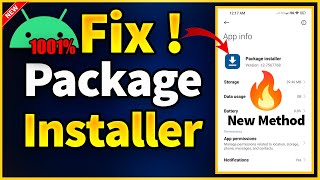 Fix Package Installer Keeps Stopping  Package Installer Has Stopped  Miui 14 App Install Problem [upl. by Eelyk]