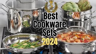 The 5 Best Cookware Sets of 2024 🏆 Cookware Sets [upl. by Cleve]