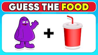 Guess The Food By Emoji  Food And Drink Emoji Quiz [upl. by Ansilma464]