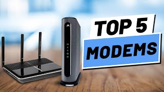 Top 5 Best Modems of 2020 [upl. by Ahsikel]