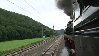 Führerstandsmitfahrt auf der 01 05098 vom 290810 HD 1080p [upl. by Anivle577]