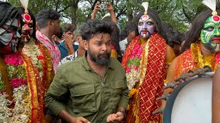 Falaknuma Kali Mata Bonalu 2024  Rohit Potharaju Dance Thotella Procession 2024 [upl. by Matthias]