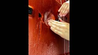 Car door groove coating process [upl. by Tull]