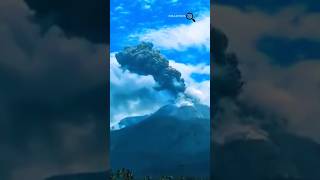 The eruption of the Lewotobi volcano located on the island of Flores Indonesia [upl. by Leda]