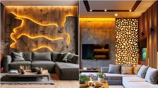 Top Wooden Wall Panel Ideas for a Stylish Living Room  Modern Living Room Wall Panel Design Ideas [upl. by Ennaeirrac]