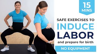 15Minute Labor Inducing Workout Prepare for Labor  Delivery [upl. by Blackington]