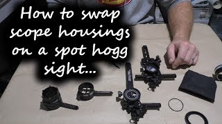 How to swap sight housings on Spot Hogg sights [upl. by Sholem535]