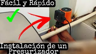 Instalación de un presurizador para lavadora  Dani Plumber [upl. by Nakada]