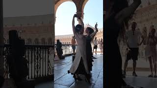 Flamenco at Plaza de España Seville [upl. by Murdock]