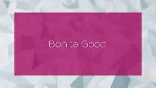 Bonita Good  appearance [upl. by Eerdna163]