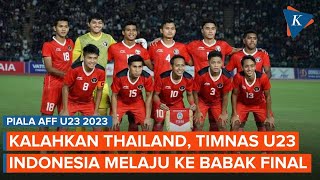 Indonesia Masuk Final AFF U23 2023 Usai Kalahkan Thailand 31 [upl. by Nerek]