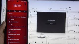 Sibelius Andriod vs Notion Mobile Pt 1 comparitiva [upl. by Frick]