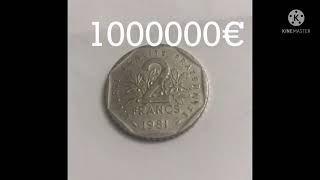 Very Rare 2 Francs coin from France 1981  Price 10000€ [upl. by Arther808]