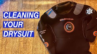 HOW TO CLEAN A DRYSUIT  How to clean your drysuit  Scuba Diving Kit Maintenance [upl. by Lrig]